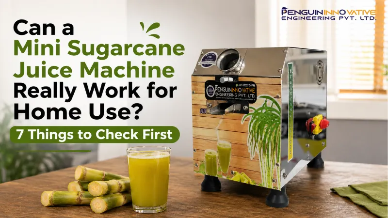 Can a Mini Sugarcane Juice Machine Really Work for Home Use? 7 Things to Check First
