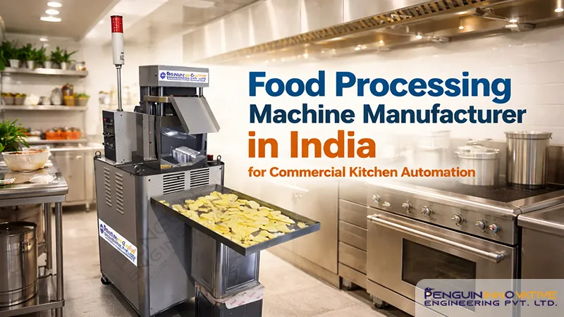 Food processing machine manufacturer in india for commercial kitchen automation | Penguin Engineering
