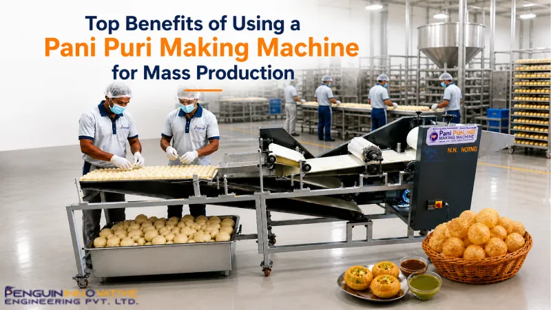 Top Benefits of Using a Pani Puri Making Machine for Mass Production